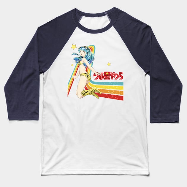 Urusei Yatsura - Lamu' 80'S Baseball T-Shirt by SALENTOmadness